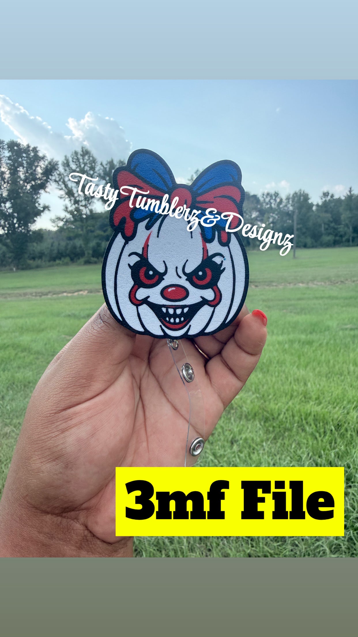 It Pumpkin Badge.3mf