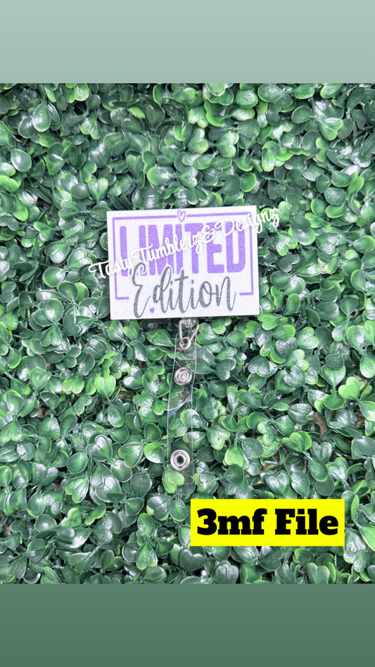 Limited Edition Badge.3mf
