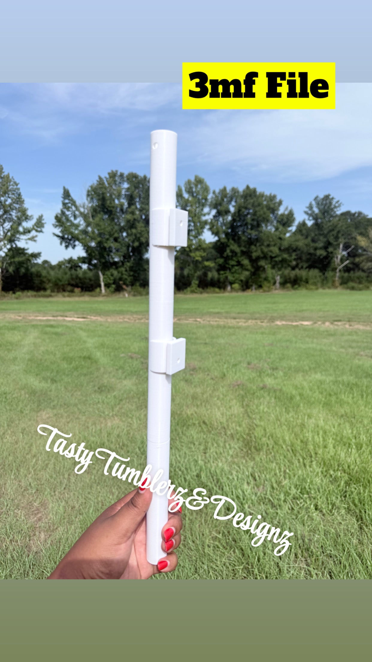 Pole & Pole Holder.3mf