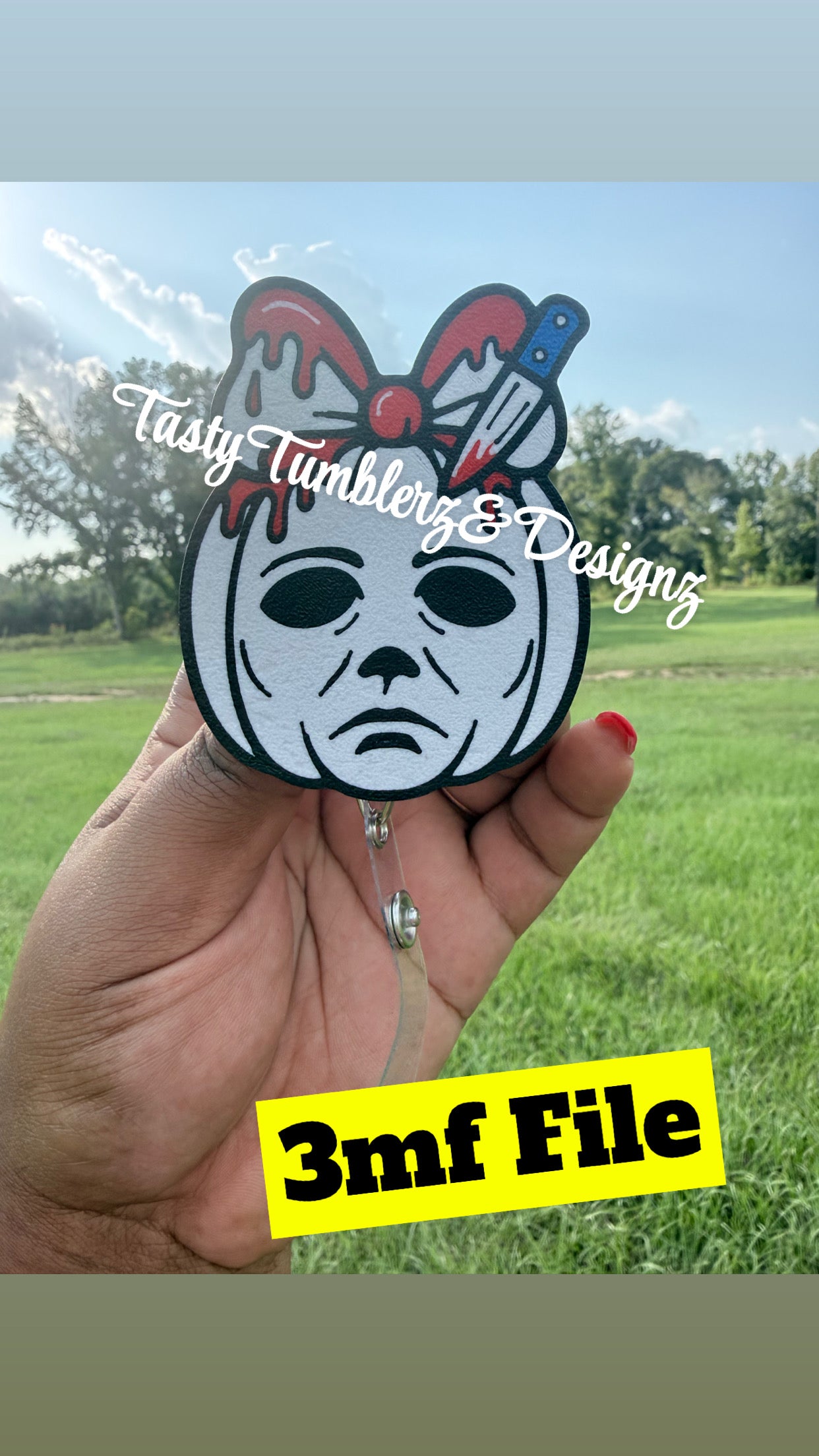 Horror Pumpkin Bundle Badge.3mf