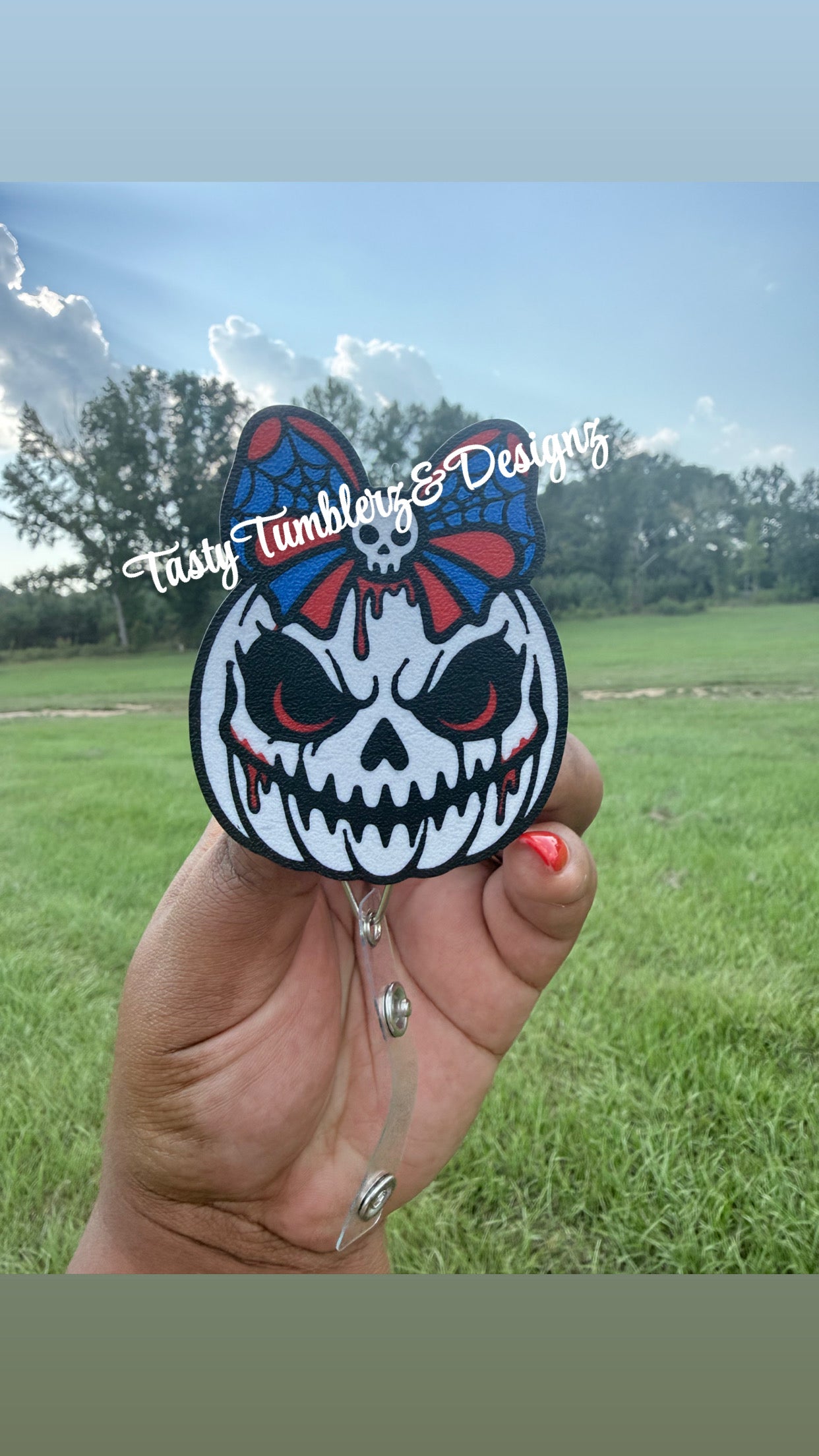 Horror Pumpkin Badges