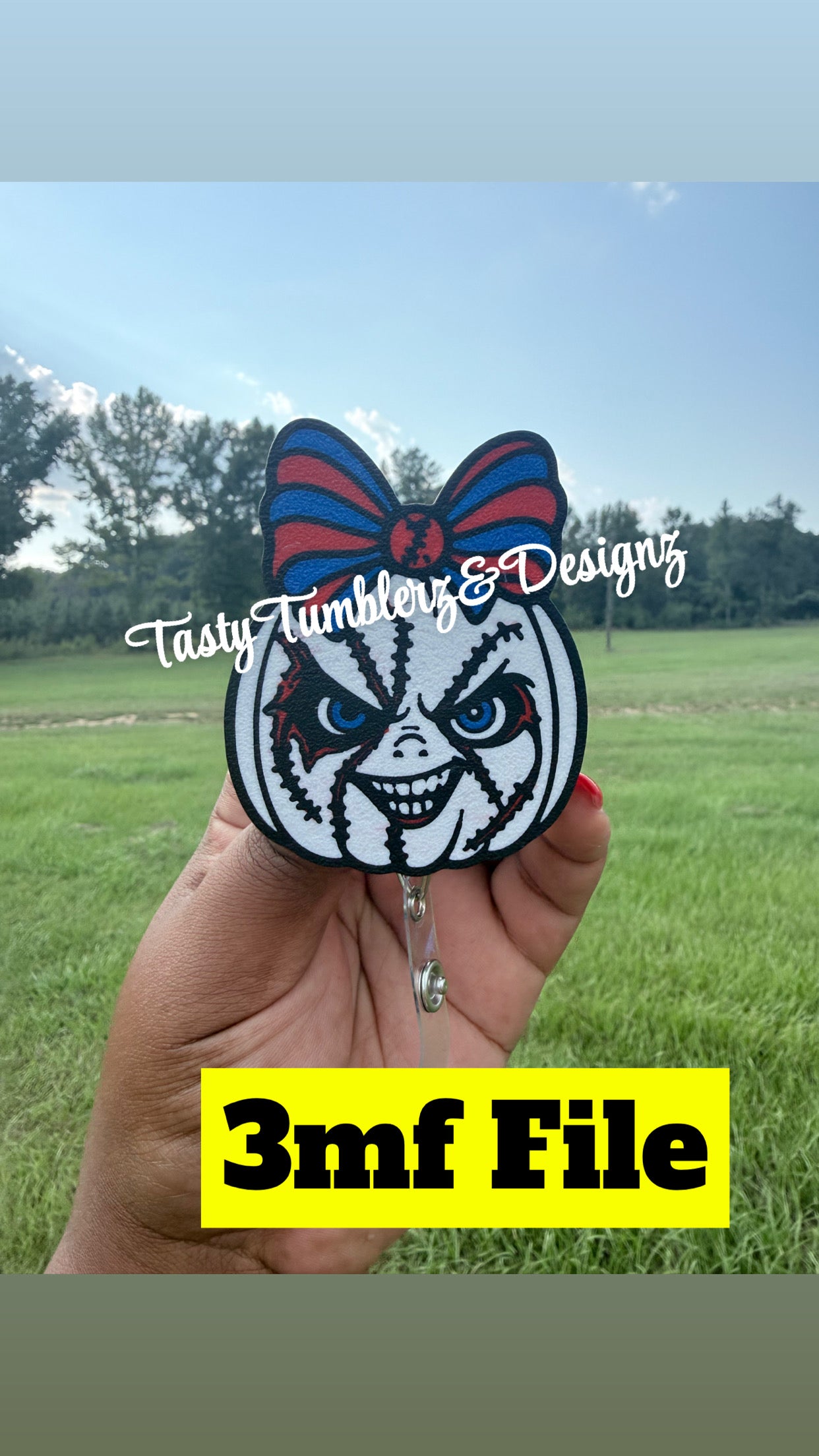 Horror Pumpkin Bundle Badge.3mf