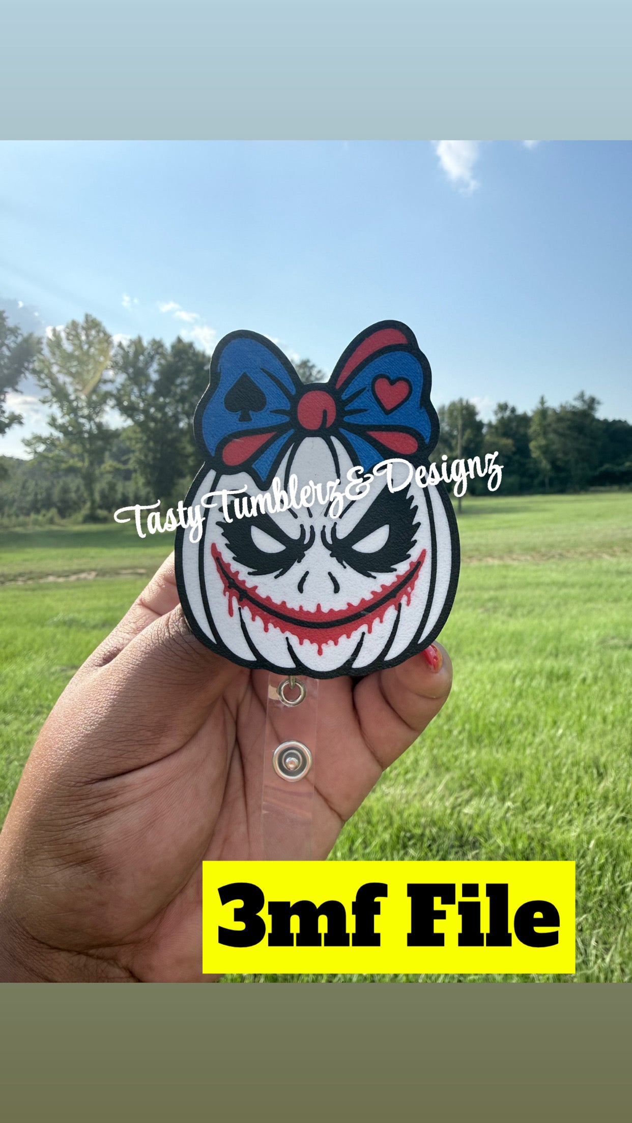 Horror Pumpkin Bundle Badge.3mf