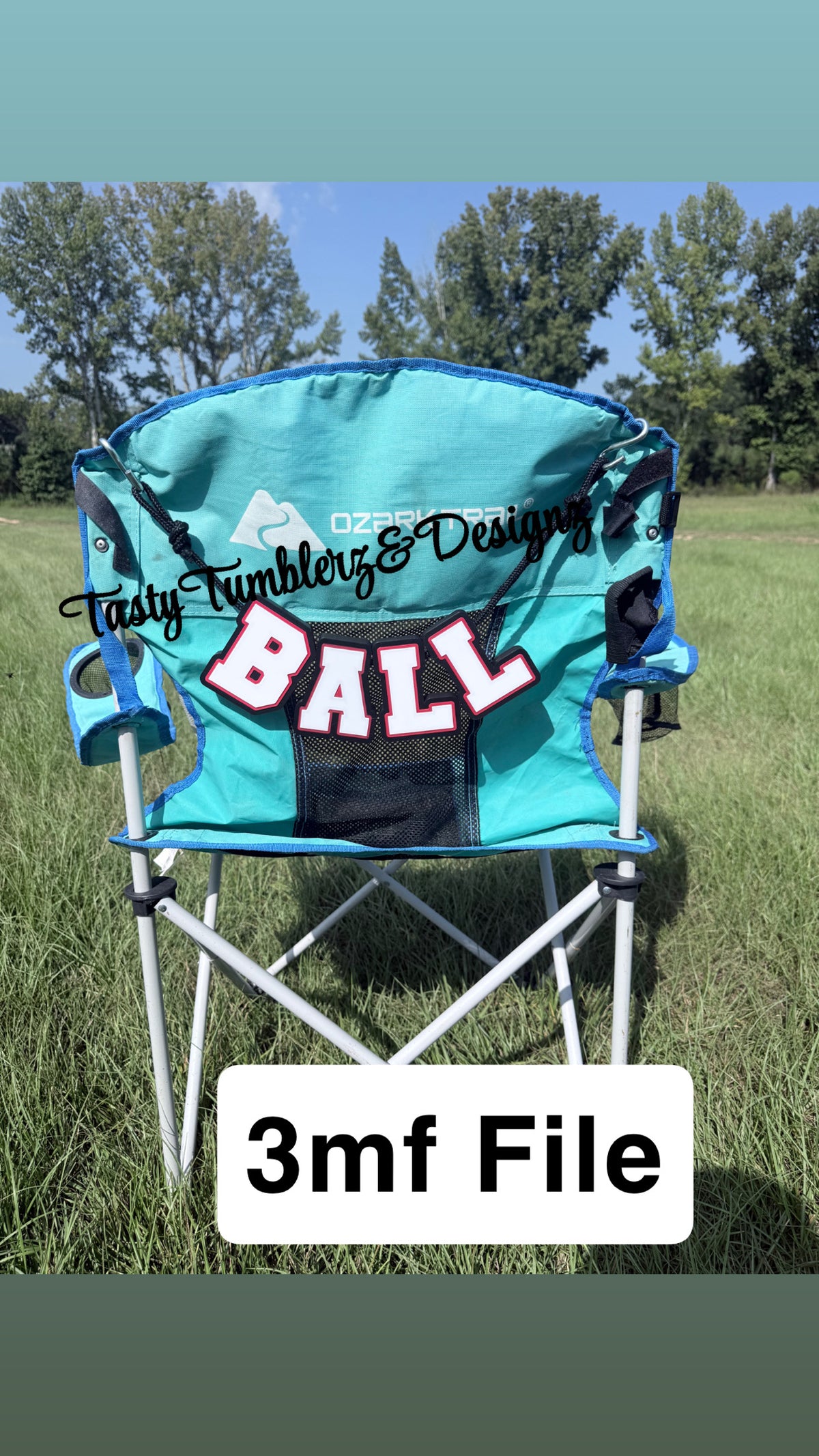 SPORTS LETTERS & NUMBERS Chair Charm.3mf